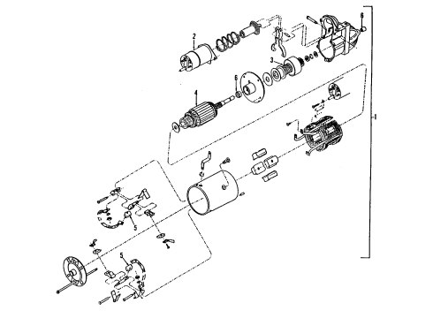 GM 10456457 Brush(Ground), Start Motor