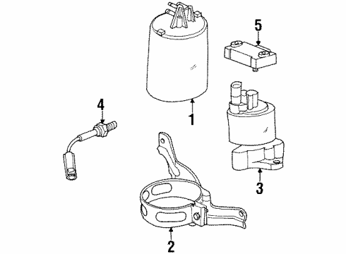 GM 21006689 Solenoid Asm,Evap Emergency Chromium