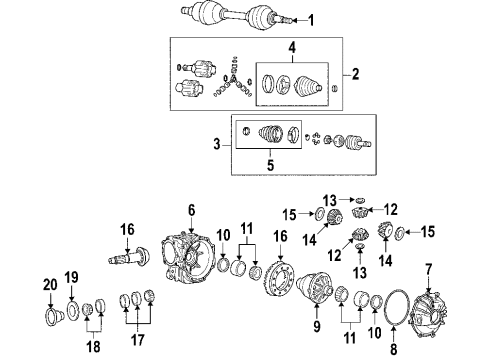 GM 19179936 Seal Kit,Front Differential Drive Pinion Gear