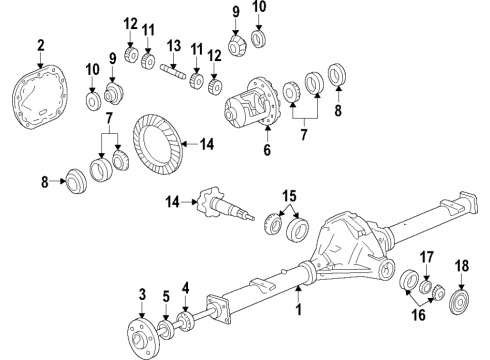 GM 23490402 Washer, Differential Side Gear Thrust