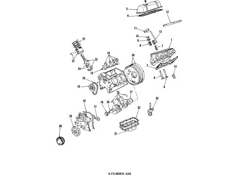 GM 25527476 Engine,Partial