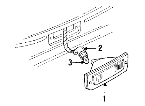 GM 5975425 Lamp Assembly, Back Up