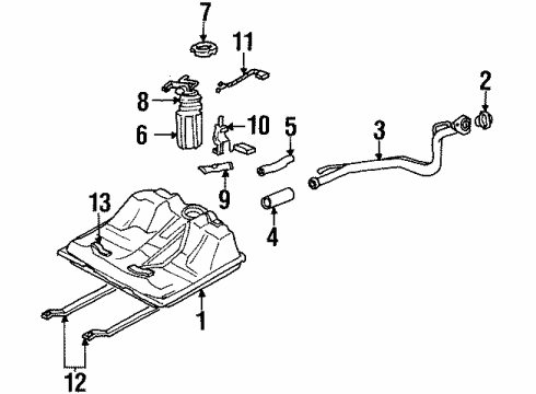 GM 12173029 Harness Asm,Fuel Tank Fuel Pump Module Wiring