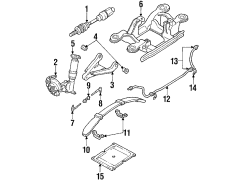 GM 22030258 Compressor Asm,Rear Suspension Leveling Air