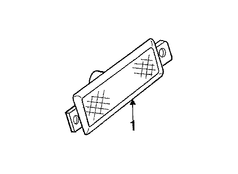 GM 918690 Reflector Asm,Rear Side Marker