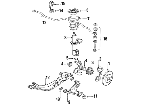 GM 22638593 Insulator,Front Stabilizer Shaft