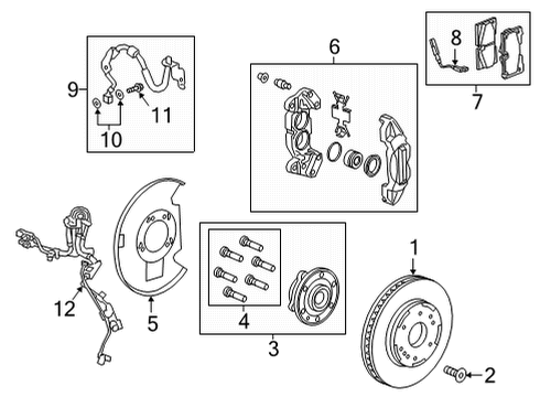 GM 84495310 Shield, Front Brk