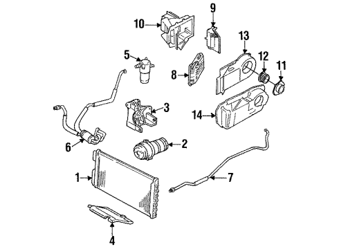 GM 52461892 Case,A/C Evap