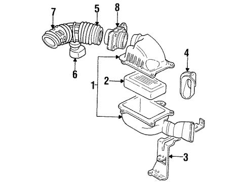 GM 10231643 Bracket Assembly, Air Cleaner Support