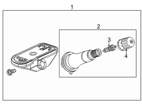 GM 84830226 Module Assembly, Trlr Tire Press Ind