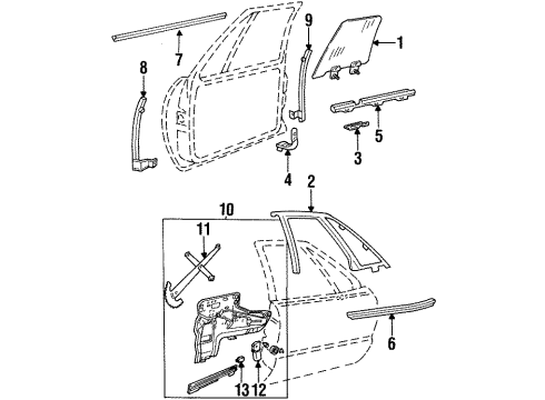 GM 16630981 Module Assembly, Front Side Door Locking System