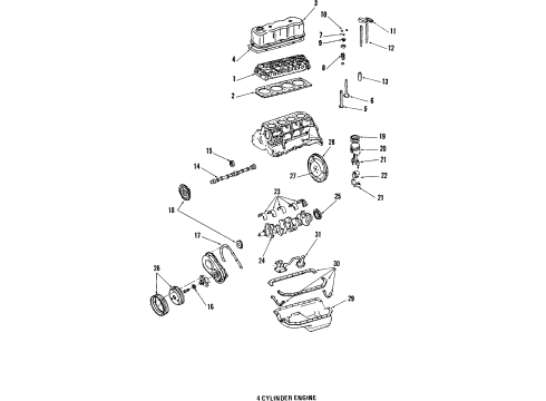 GM 10159544 Engine,Partial