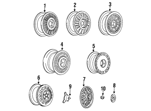 GM 25537432 Hub Cap ASSEMBLY