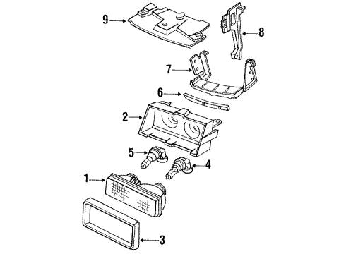 GM 1637229 Shld, E/Compartment Front Sight