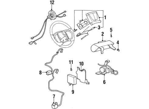 GM 16194269 Sensor Assembly, Inflator Restraint Front End Sheet Metal