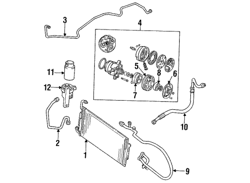 GM 22589771 Clip, A/C Suction & Evap