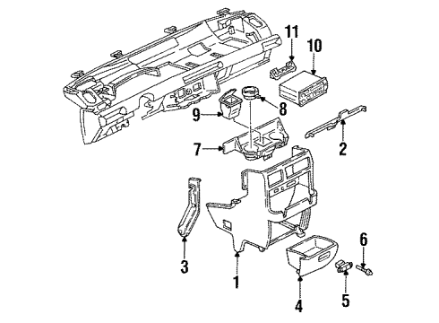 GM 10218331 Latch Assembly, Compartment Door