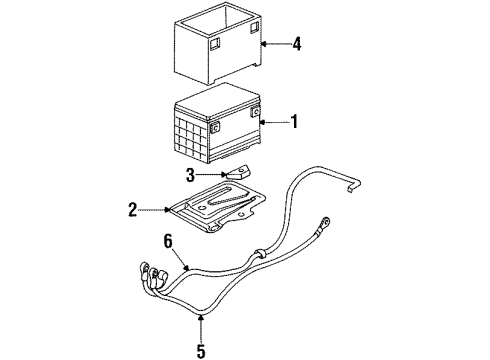 GM 12157414 Cable Asm,Battery Booster Positive(58"Long)