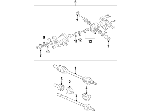 GM 92191330 Bearing Assembly, Differential Drive Pinion Gear Outer