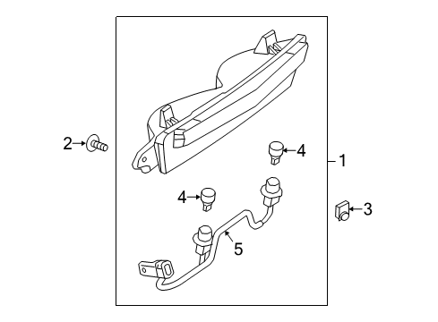 GM 23242480 Headlight Automatic Control Module Assembly