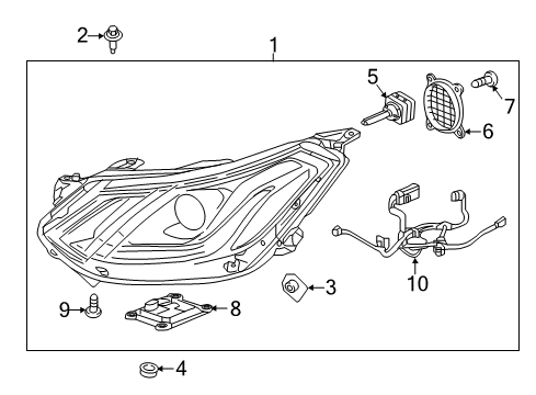 GM 13489582 Module Assembly, Tail Lamp Control