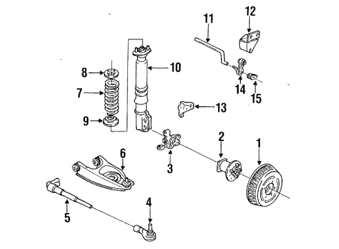 GM 10026687 Bracket, Rear Stabilizer Shaft Outer