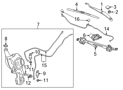 GM 84766305 Container Assembly, Wswa Solv