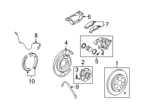 GM 25878574 Cable Assembly, Parking Brake Front