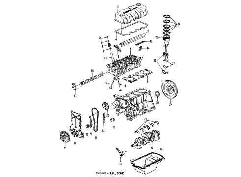 GM 21011297 MOUNT ASM ENG