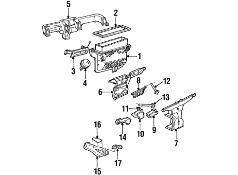 GM 1996823 Actuator Asm,Mode Valve(Snap On)