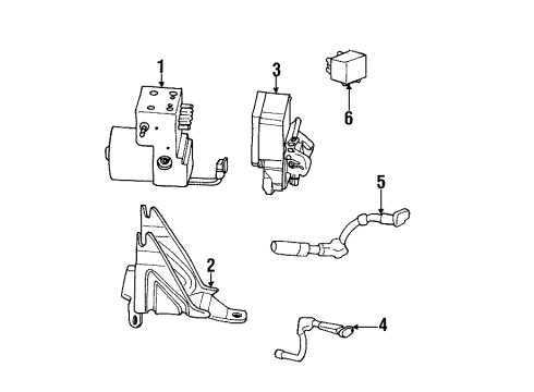 GM 10326036 Brake Pressure Modulator Valve Assembly (W/ Electronic Brake