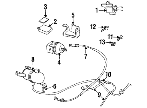 GM 22579084 Harness Assembly, Cruise Control Vacuum