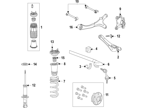 GM 84533152 Link Assembly, Rear Stab Shf