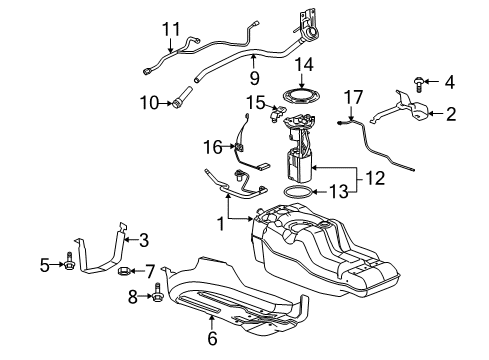 GM 19370178 Fuel Tank Fuel Pump Module KIT