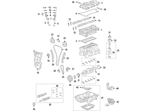 GM 25204563 ENGINE,GASOLINE (SERV NEW)