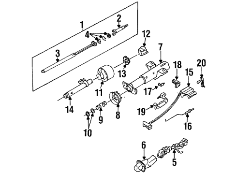 GM 26043790 Lever Assembly, Automatic Transmission Control