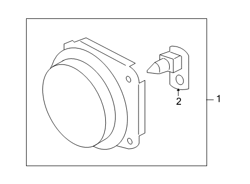 GM 15807158 Lamp,Front Fog