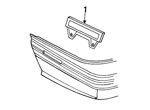 GM 5976167 Lamp Assembly, Rear Side Marker