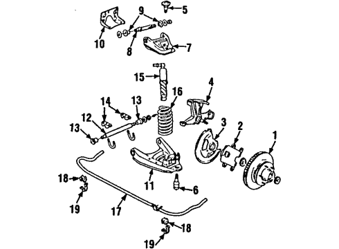 GM 328132 Shf Assembly, Front Stabilizer