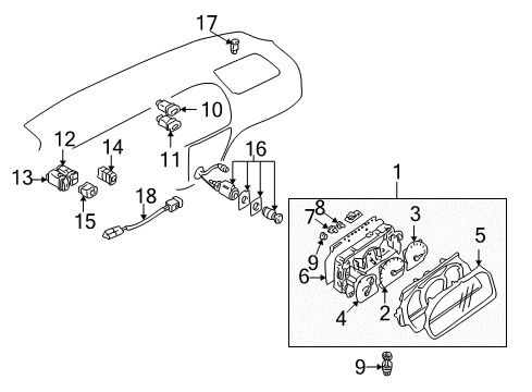 GM 96068066 Switch,Back Up Lamp