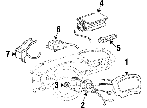 GM 16208019 Sensor Assembly, Inflator Restraint Front End Sheet Metal