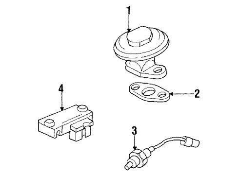 GM 17111845 Valve, E.G.R.