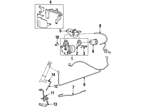 GM 25632042 Harness Assembly, Auto Level Control Air Tube