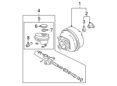 GM 15237321 Power Brake Booster