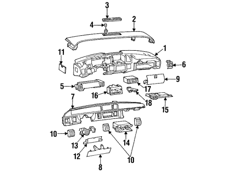 GM 16139329 Control, Heater & A/C.(Remanufacture)