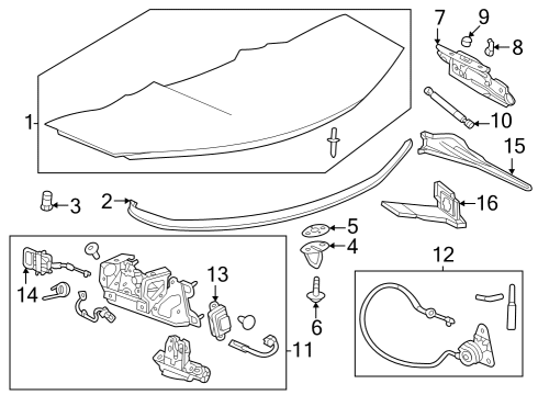 GM 84987999 Latch Assembly, L/Gate