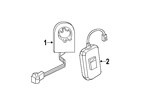 GM 10448904 Sensor Assembly, Theft Deterrent Shock