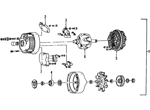 GM 19152478 GENERATOR Assembly (Remanufacture)(Delco Cs130 85 Amps)