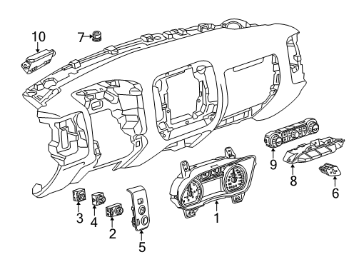 GM 23259647 Instrument Cluster Assembly