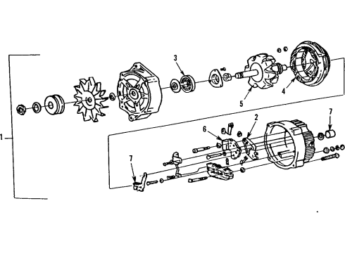 GM 1876163 Rotor,Generator